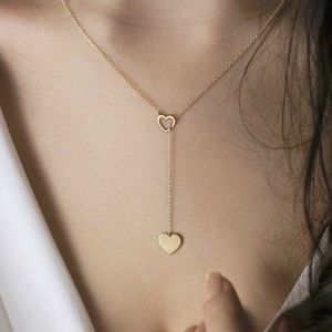 Valentines ❤️ Heart Gold Necklace